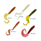 charlie's worms 4" curly tail grub scented soft bait colors