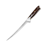rite angler german steel fillet knife sandalwood handle