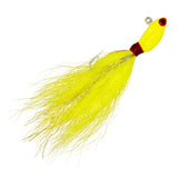 charlie's potbelly Bucktail Jig 3/8oz chartreuse color