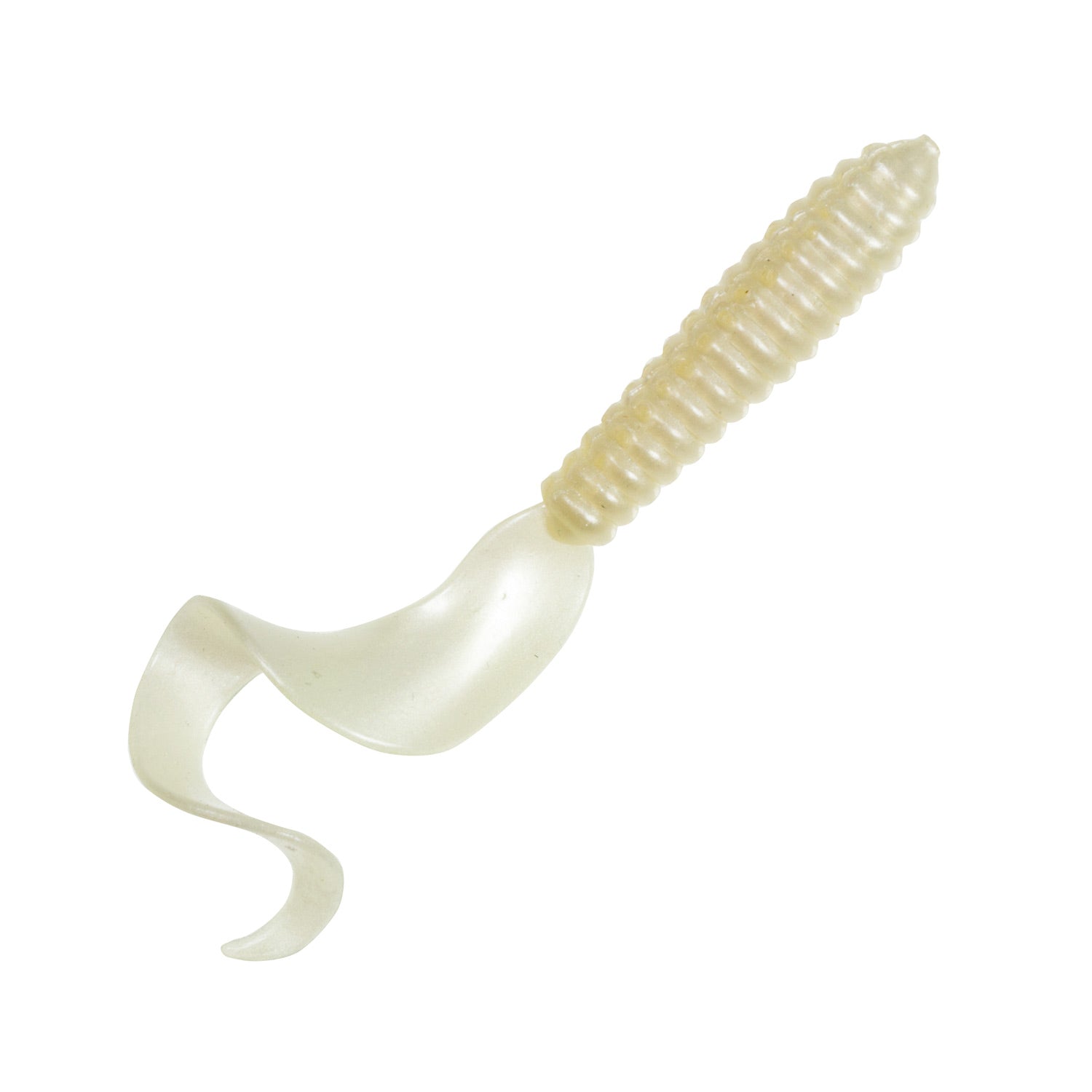 Charlie's Worms 4" Grub Pearl White