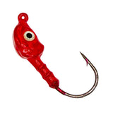 Charlies Worms Saltwater Jig head Red
