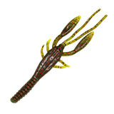 Crawfish Creature Softbait for Fishing Avocado Houdini Color