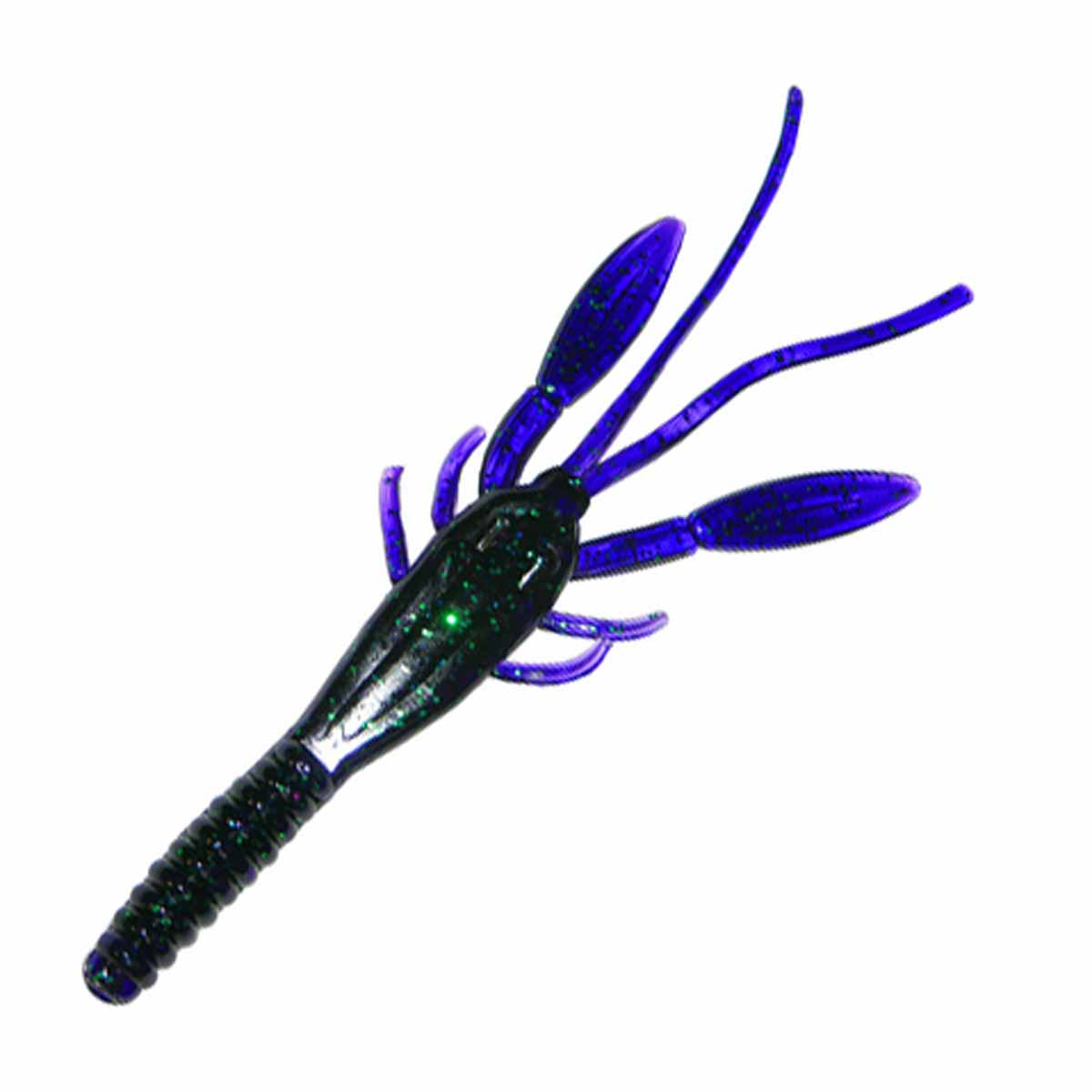 Crawfish Creature Junebug color for fishing soft bait