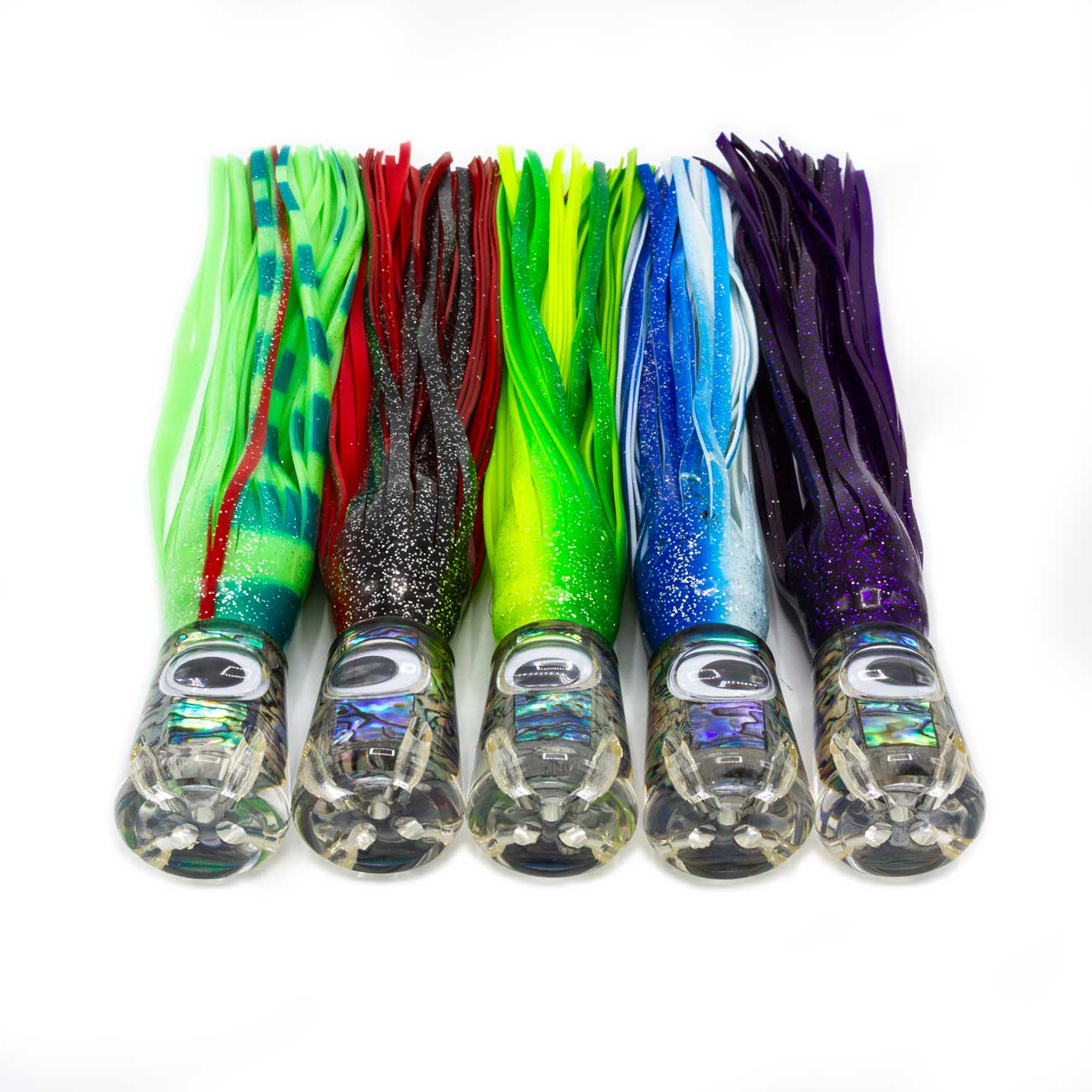 Rite Angler 11" Jethead set of 5 pre-rigged Trolling Lures