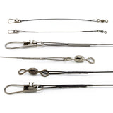 Rite Angler Coated Wire Leader Rig silver and black