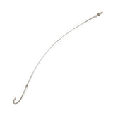 rite angler coated wire leader hook rig 51091 silver